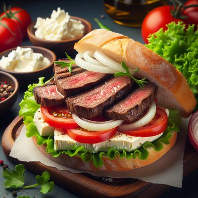 Image of Steak and Boursin Sandwiches