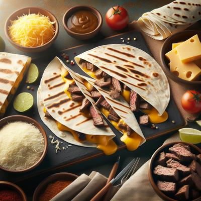 Image of Steak and Cheese Quesadillas