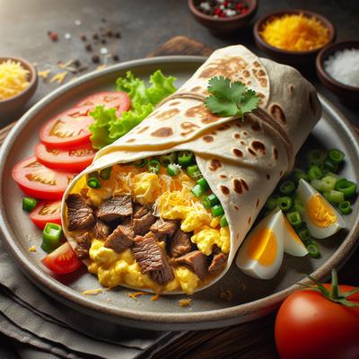 Image of Steak and Egg Burritos Oamc