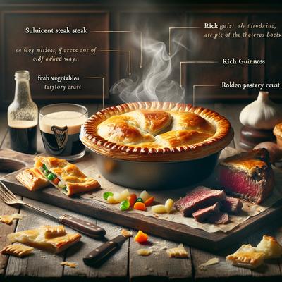 Image of Steak and Guinness Pie Jamie Oliver