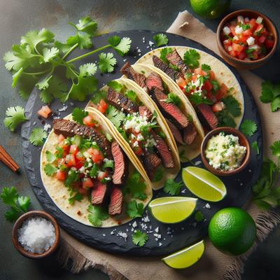 Image of Steak and Herb Tacos