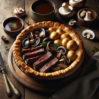 Image of Steak and Kidney or Mushroom Pie
