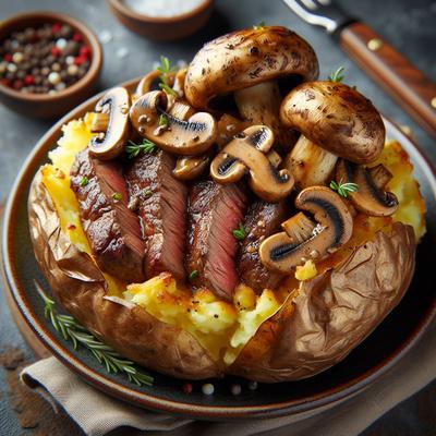 Image of Steak and Mushroom Baked Potato Topping