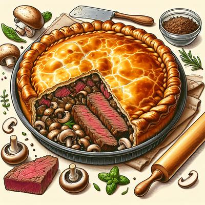 Image of Steak and Mushroom Pie