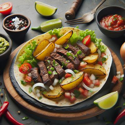 Image of Steak and Potatoes Tacos