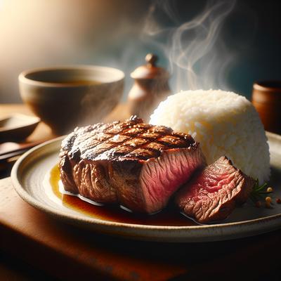 Image of Steak and Rice