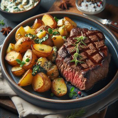 Image of Steak and Roasted Potato Salad