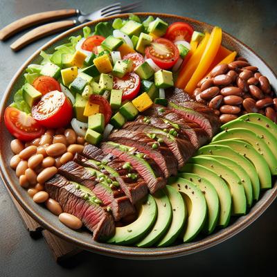 Image of Steak Avocado Bean Salad