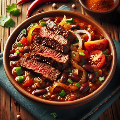 Image of Steak Chili with Fajita Seasoning