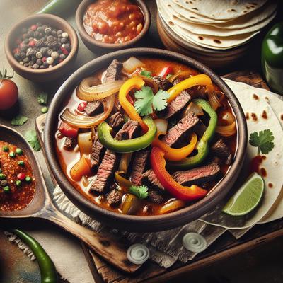 Image of Steak Fajita Chili Paula Deen