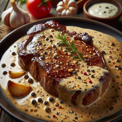 Image of Steak in Pepper Cream