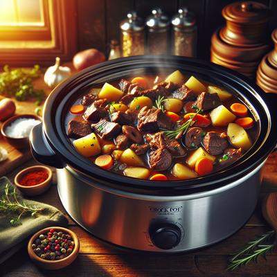Image of Steak Kidney Stew Crock Pot Slow Cooker