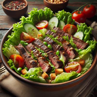 Image of Steak Lettuce Salad