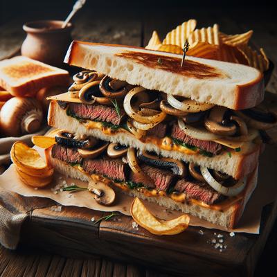 Image of Steak Lovers Leftovers Sandwiches