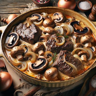 Image of Steak Mushroom Casserole