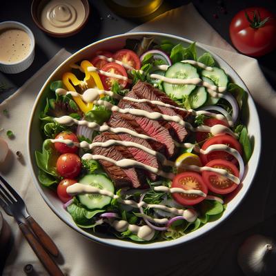 Image of Steak Salad with Buttermilk Dressing