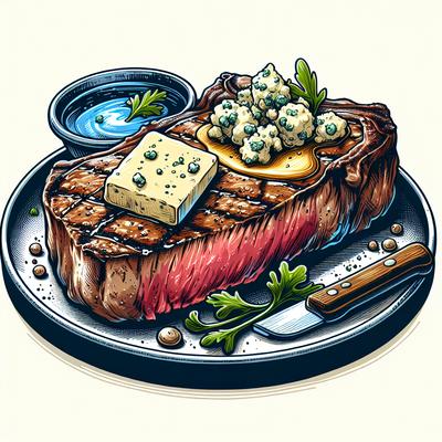 Image of Steak with Blue Cheese Butter
