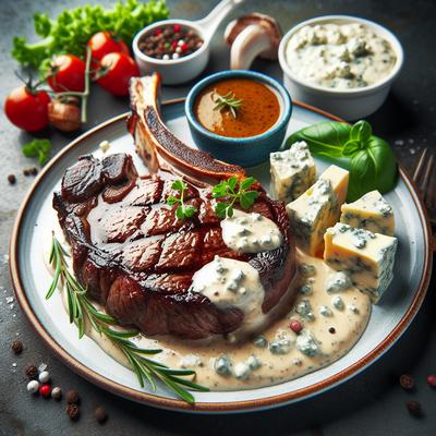 Image of Steak with Blue Cheese Sauce