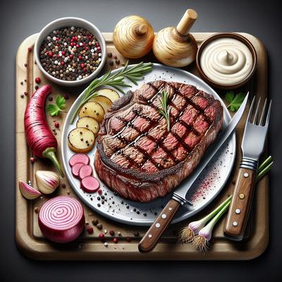 Image of Steak with Horseradish Sauce
