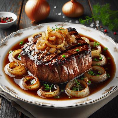 Image of Steak with Onion Gravy