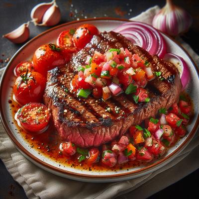 Image of Steak with Tomato Salsa