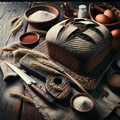Image of Steakhouse Black Bread Pumpernickel