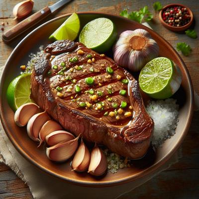 Image of Steaks in Garlic Lime Marinade Palomilla
