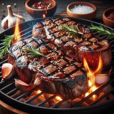 Image of Steaks on the Grill