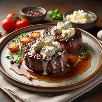 Image of Steaks with Gorgonzola