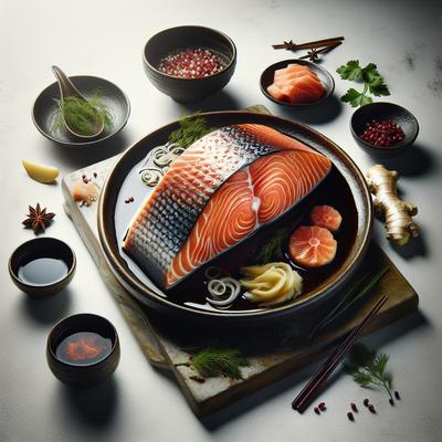 Image of Steamed Asian Salmon