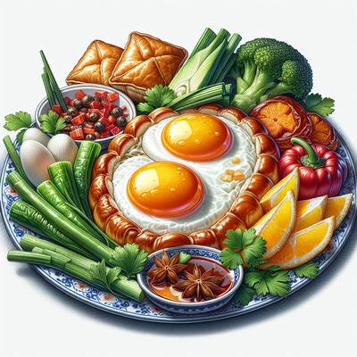 Image of Steamed Basted Fried Eggs