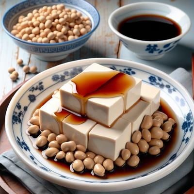 Image of Steamed Bean Curd with Soy Sauce