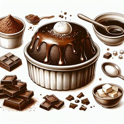 Image of Steamed Chocolate Pudding Hard Sauce