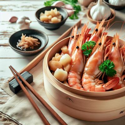 Image of Steamed Ginger Shrimp