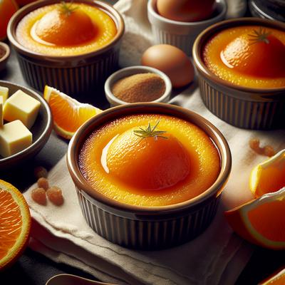 Image of Steamed Orange Puddings