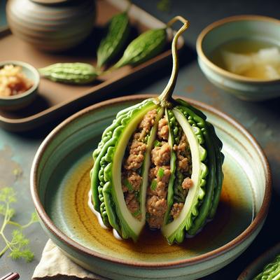 Image of Steamed Stuffed Bitter Melon