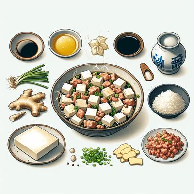Image of Steamed Tofu with Minced Pork