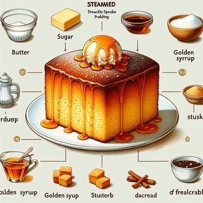 Image of Steamed Treacle Sponge Pudding