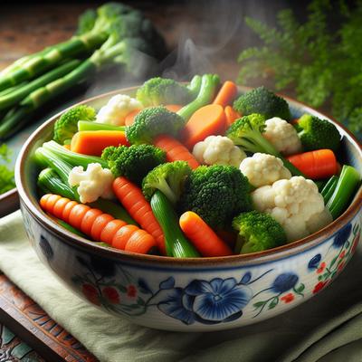Image of Steamed Vegetable Medley