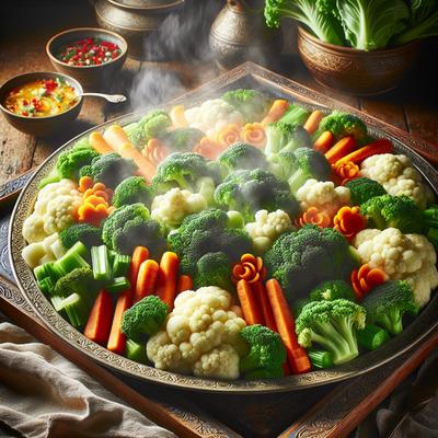 Image of Steamed Vegetable Platter Gronsaksfat