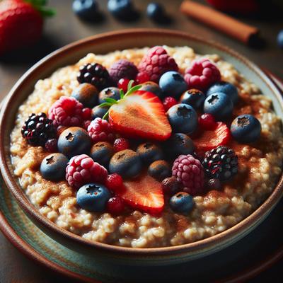 Image of Steel Cut Oatmeal and Berries
