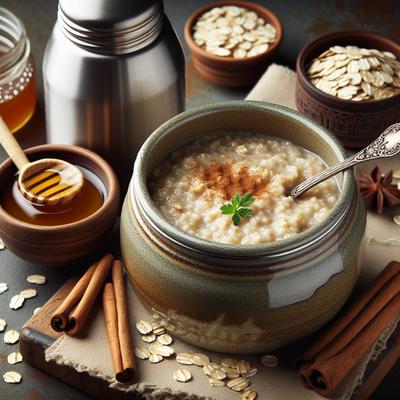 Image of Steel Cut Oatmeal in a Thermos Overnight