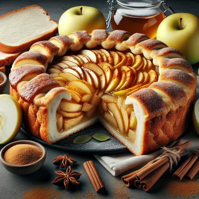 Image of Stella's White Bread Apple Pie