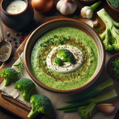 Image of Stems of Broccoli Cream Soup