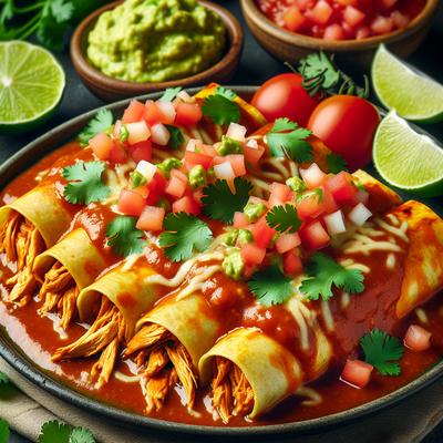 Image of Steph's Chicken Enchiladas