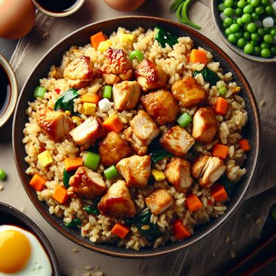 Image of Steph's Chicken Fried Brown Rice