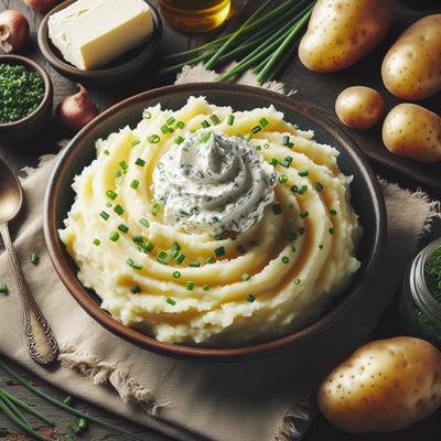 Image of Stephen's Mashed Potatoes with Chive Cream Cheese