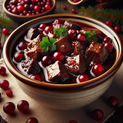 Image of Stew with Cranberries Swedish Kalops