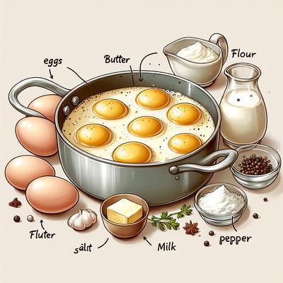 Image of Stewed Eggs Stuvade Gg