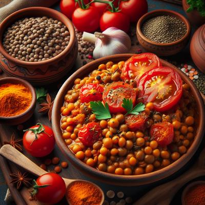 Image of Stewed Lentils Tomatoes Barefoot Contessa